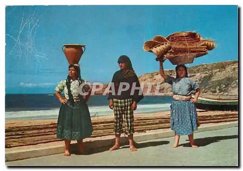 Cartes postales moderne Nazare Portugal Costume typiques