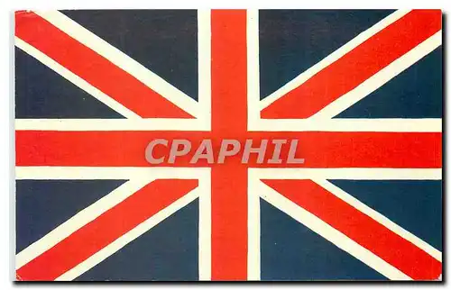 Moderne Karte British Flag Drapeau