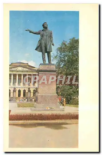 Cartes postales moderne Monumento to AS Pushkin Arts Square
