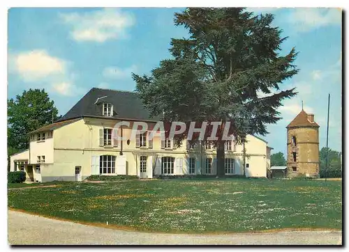 Moderne Karte Courtenay Loiret Le Chateau de Grand Vaulxfins