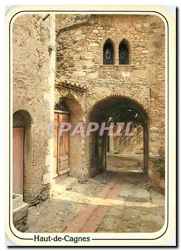 Moderne Karte Haut de Cagnes Vieille rue