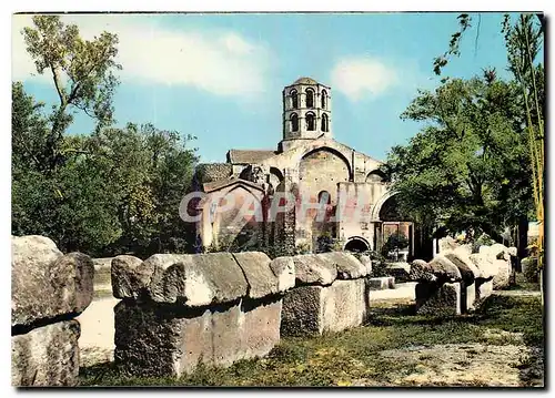 Cartes postales moderne Arles B du Rh Les Alyseamps L'Abbaye Saint Honorat