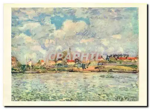 Moderne Karte Les Chefs d'Ceuvre du Musee du Havre Alfred Sisley Le Point du jour