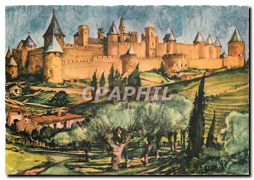 Cartes postales moderne Carcassonne Vue generale de la Cite