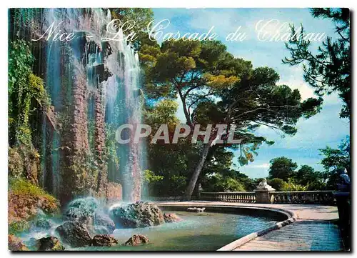 Cartes postales moderne Nice Alpes Maritimes La cascade du Chateau