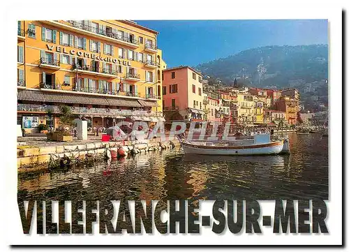 Moderne Karte Cote d'Azur Villefranche sur Mer