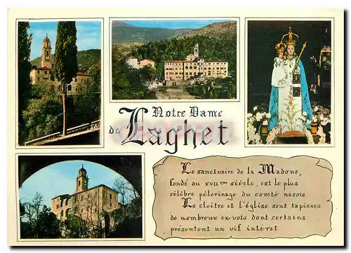 Cartes postales moderne Sanctuaire de Notre Dame de Laghet Alpes Maritimes