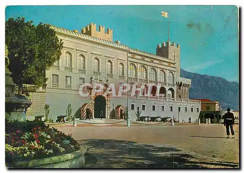 Moderne Karte Principaute de Monaco Le Palais Princier et la Place