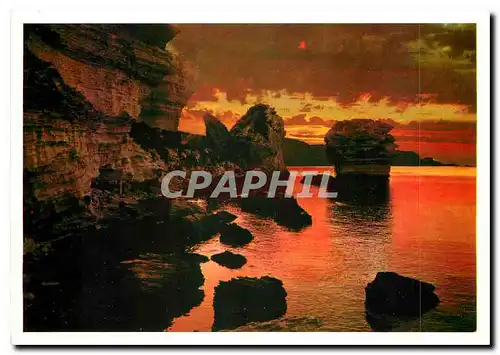 Cartes postales moderne La Mediterranee Coucher de soleil