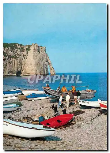 Cartes postales moderne Etretat Seine Mme L'Aiguille et la Porte d'Aval