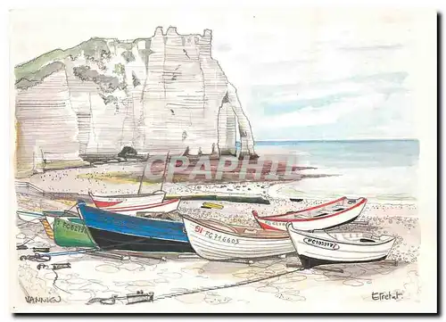 Cartes postales moderne Etretat Seine Mme