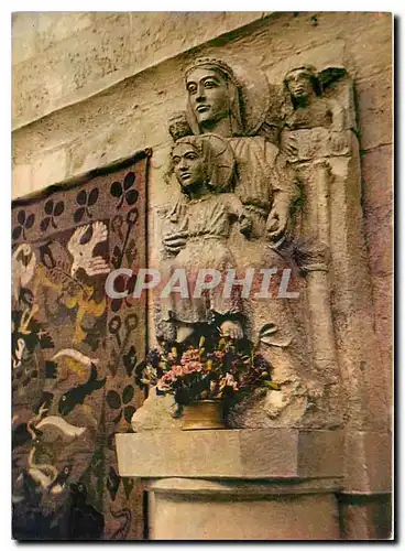 Moderne Karte Abbaye de ND de Fontgombault Indre Notre Dame de Bien Mouri