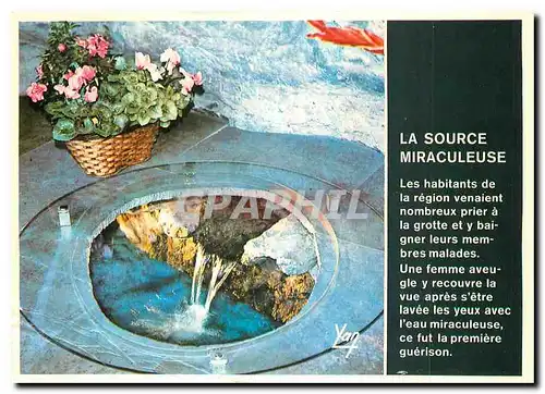 Cartes postales moderne Lourdes La Source Miraculeuse