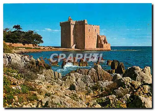 Moderne Karte Les Iles de Lerines L'Ile Saint Honorat AM Le Monastere