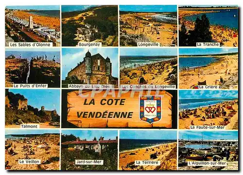 Cartes postales moderne La Cote Vendeene Les Sables d'Olonne