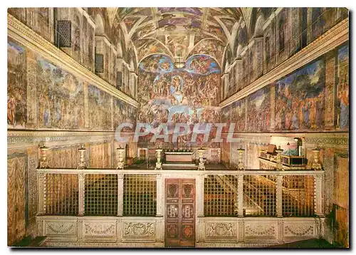 Cartes postales moderne Citta del Vaticano La Chapelle Sixtine