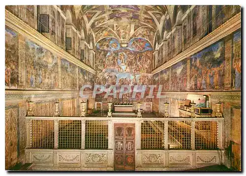 Moderne Karte Citta del Vaticano La Chapelle Sixtine