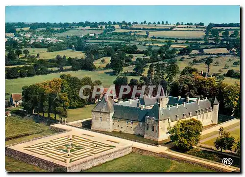 Moderne Karte Carrouges Orne Le Chateau