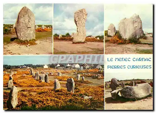 Moderne Karte Alignements de Carnac Le Menec