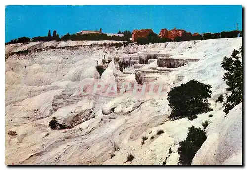 Moderne Karte Pamukkale de Travertenier Benizli Turkey