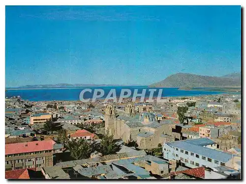 Cartes postales moderne Vista Panoramica de la Ciudad de Puno y Lago Titicaca Puno Peru