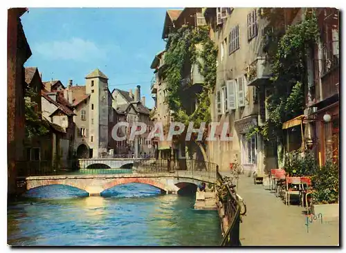 Cartes postales moderne Annecy Haute Savoie Le canal du Thiou et le vieil Annecy