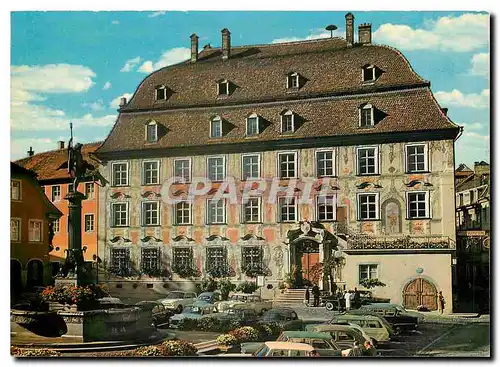 Ansichtskarte AK Ferieninsel Lindau Im Bodensee Patrizierbau Kawatzen am Marktplatz