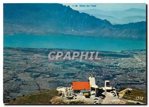 Cartes postales moderne Aix les Bains et le lac du Bourget depuis le Revard