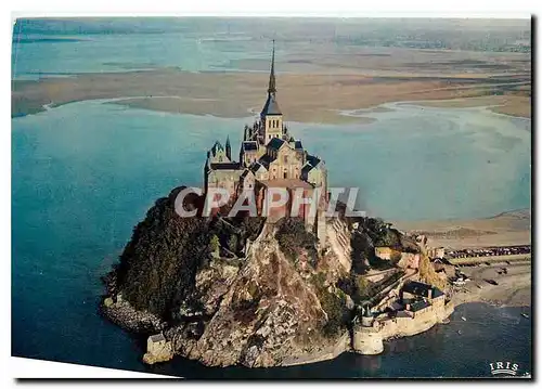 Cartes postales moderne Le Mont Saint Michel Vue aerienne