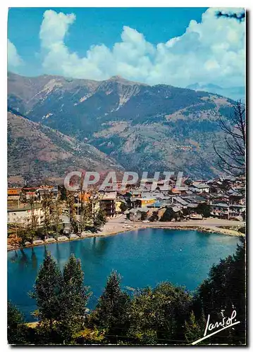 Moderne Karte Le Praz de St Bon Vue generale et le Lac