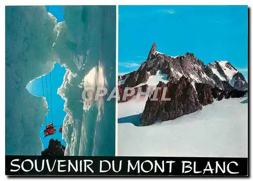 Cartes postales moderne Souvenir du Mont Blanc