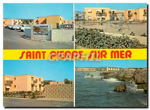 Cartes postales moderne Saint Pierre sur Mer Arepos Les Girelles Le rocher