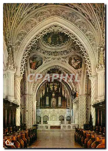 Moderne Karte Abbaye d'Hautecombe Savoie Interieur de l'Eglise