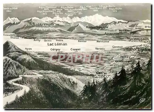 Cartes postales moderne Lac Leman