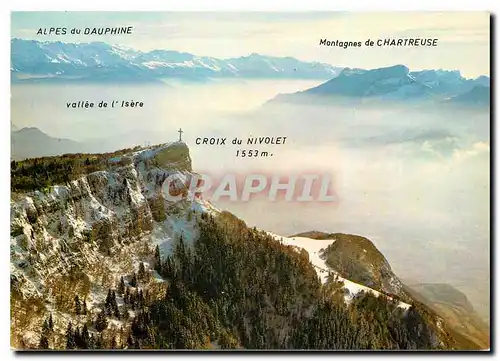 Cartes postales moderne Paysage de Savoie La Croix du Nivolet