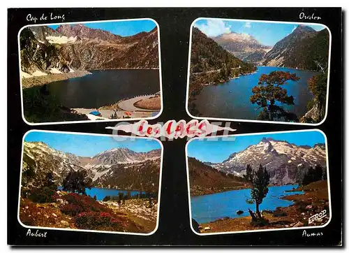 Cartes postales moderne Nos Belles Pyrenees Les Lacs