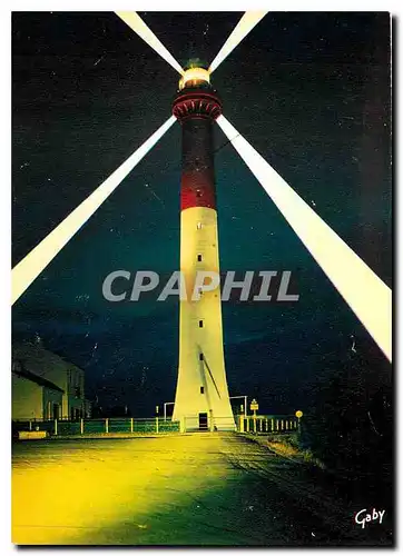 Moderne Karte La Cote de Beaute Effet de nuit sur le Phare de la Coubre Ch Mme