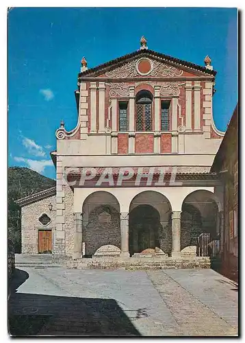 Moderne Karte Clans Vallee de la Tinee Vue de face de l'eglise Collegiale Notre Dame de la Nativite