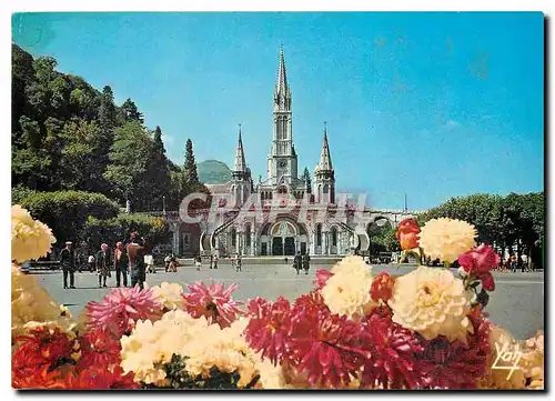 Cartes postales moderne Lourdes La Basilique