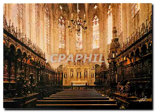 Cartes postales moderne St Bertrand de Comminges Hte Garonne Le Choeur de la Cathedrale et les Stalles