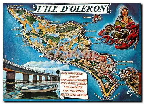 Cartes postales moderne Ile d'Oleron Char Marit