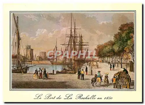 Cartes postales moderne La Rochelle Vieilles Gravures de 1850