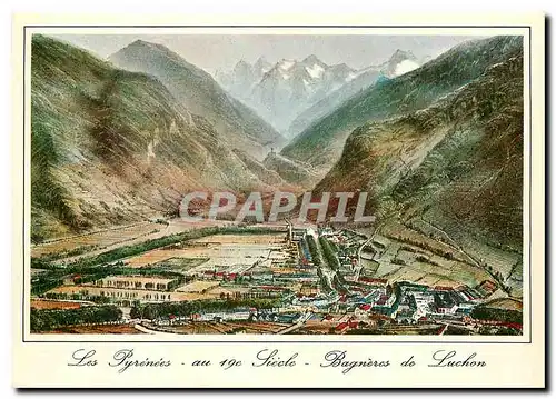 Cartes postales moderne Les Pyrenees Vue Generale de Bagneres de Luchon