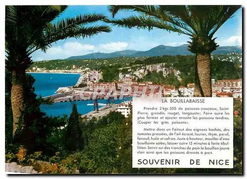 Cartes postales moderne Cote d'Azur Nice Vue generale sur la ville et le port