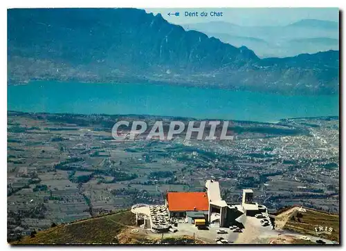 Cartes postales moderne Aix les Bains et le lac du Bourget depuis le Revard