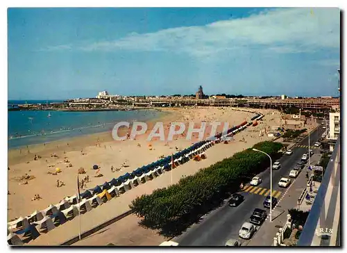 Moderne Karte Royan Charente Maritime La plage et le front de mer