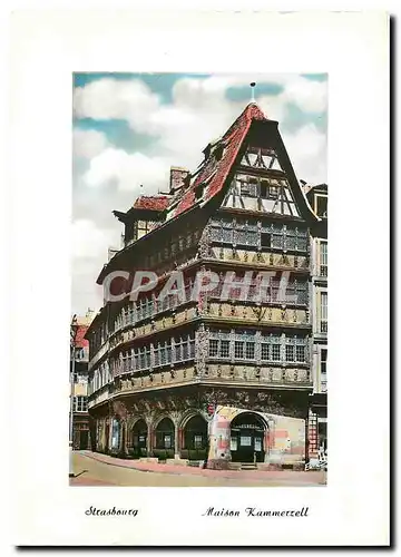 Moderne Karte Strasbourg Maison Kammerzell