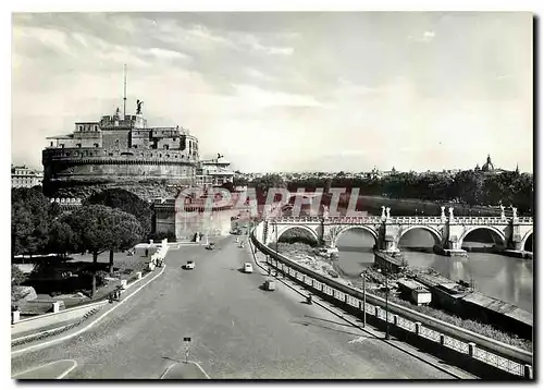 Moderne Karte Roma Chateau St Angelo