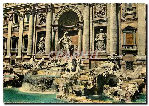 Cartes postales moderne Roma Fountain of Trevi Detail