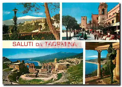 Cartes postales moderne Saluti da Taormina